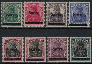 Saar #4,6-8,12-5* NH  CV $4.25