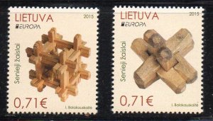 Lithuania Sc 1050-1051 2015 Europa stamp set mint NH