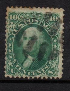 #68 Used Black fancy Cancel