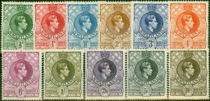 Swaziland 1943 Set of 11 SG28a-38a Fine LMM