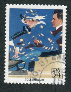 3502e American Illustrators used single