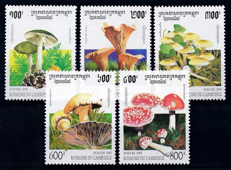 [68688] Cambodia 1995 Mushrooms Pilze Champignons  MNH