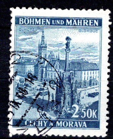 Bohemia and Moravia Scott # 34 used