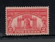 P.O. Fresh Mint Never Hinged, (Sesquicentennial Exposition) (sc$4.00), Sc 627