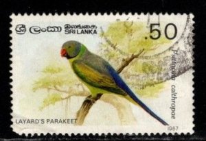 Sri Lanka #836 Birds - Paraket - Used