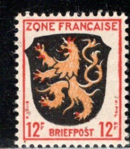 Germany - under French occupation - Scott # 4N6, mint nh, Mi # 6ax