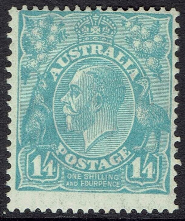 AUSTRALIA 1931 KGV 1/4 C OF A WATERMARK  