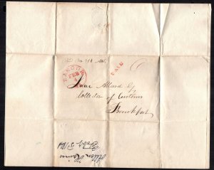 US 1 used stampless cover 1870 ?