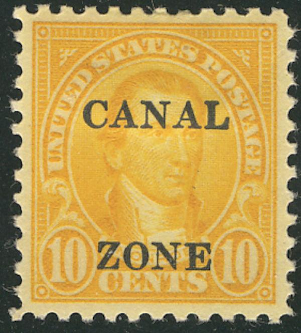 MALACK Canal Zone #87 VF/XF OG Hr., well centered, f..MORE.. ww2093