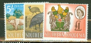 LC: Southern Rhodesia 95-108 MNH CV $47.65; scan shows only a few