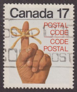 Canada 816 Introduction Of The Postal Code 17¢ 1979