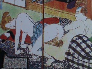 ​BENIN-2003 SHUNGA-FAMOUS JAPANESE NUDE ART PAINTING  #1 MNH SHEET-VERY FINE