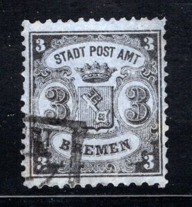 Bremen #10   Used,  VF, Signed on Back,   CV $325.00   .....  0780009