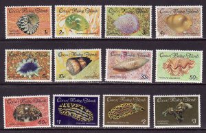 Cocos Islands-Sc#135-50 ex #141-3,145-unused NH definitive set-Seashells-1985-6-