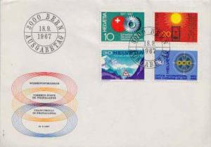 Switzerland, First Day Cover, Trains