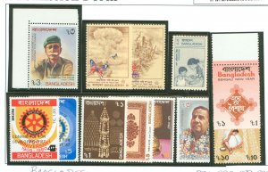 Bangladesh #280/282-283/285-286/ Mint (NH) Single