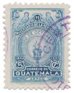 GUATEMALA 1947 STAMP SCOTT # C150. USED. # 1