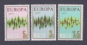 1972 Malta 451-453 Europa Cept