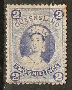 Queensland 74 SG 161 MHR F/VF 1882 SCV $225.00