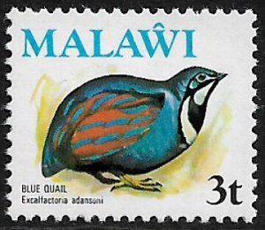 Malawi #235 MNH Stamp - Bird - Blue Quail