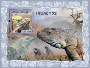 Mozambique 2007 MNH - Lizards. Sc 1798, YT 165, Mi 2997/BL222