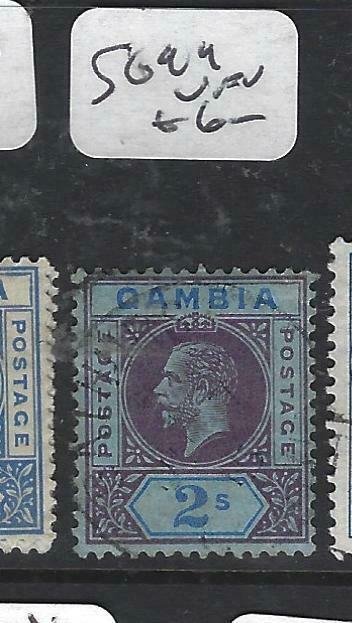 GAMBIA  (P0607B)  KGV    2/-       SG 99  VFU