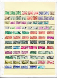 ISRAEL COLLECTION ON STOCK SHEET, MINT/USED