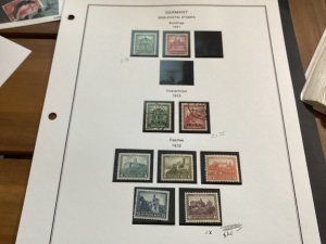 ICOLLECTZONE Super Clean Germany Album Page Semi Postals (C500-18)