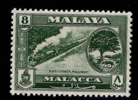 Malaya Malacca Scott 60 MH* East Coast Railway stamp