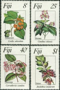 Fiji 1983 SG665-668 Flowers set MNH