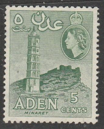 Aden   1956  Scott No. 48  (N*)