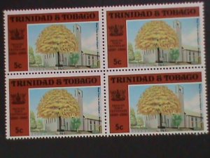 ​TRINIDAD & TOBAGO1980 SC#321 PAUI TREE - MNH-BLOCK VF-WE SHIP TO WORLDWIDE