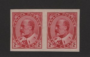 Canada Scott # 90A Pair XF OG never hinged nice color cv $ 160 ! see pic !