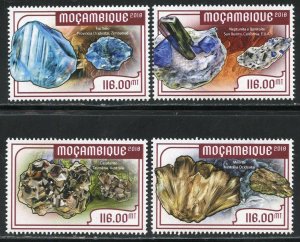 MOZAMBIQUE  2018  MINERALS  SET MINT NH