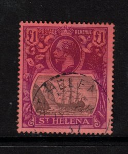 St Helena #99 (SG #96) Very Fine Used With Clear July 24 1937 CDS Cancel