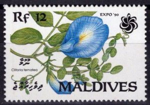 ZAYIX Maldives 1450 MNH Flowers Plants Nature 111022S107