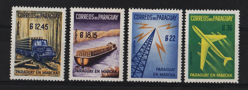 Paraguay 1961 AIR / Paraguay en Marcha (4/4) UNUSED