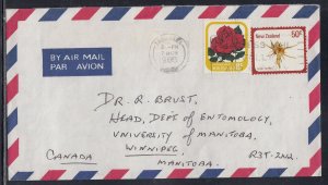 New Zealand - Mar 7, 1983 Airmail Cover to Canada