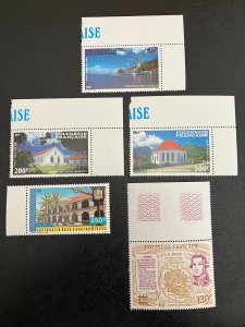 French Polynesia Scott C221-25 MNH