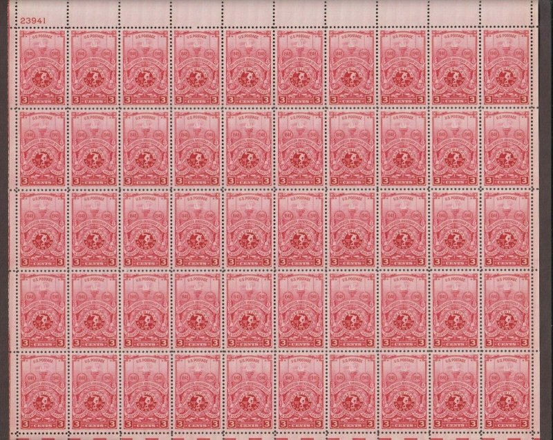 US,979,TURNERS,MNH VF, FULL SHEET,1940'S COLLECTION,MINT NH ,VF