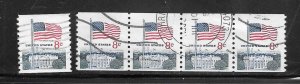 #1338G Used 5 stamps 10 Cent Lot (my26) Collection / Lot