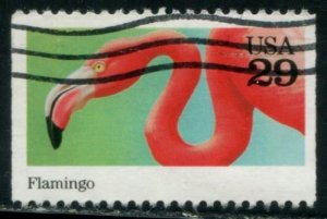 2707 US 29c Wild Animals bklt sgl, used