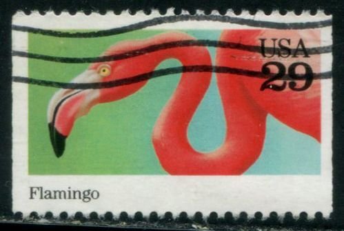 2707 US 29c Wild Animals bklt sgl, used