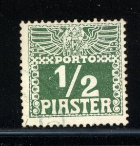 Austria Turkey 1908  Scott #J7a MH