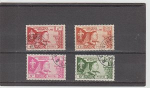 Laos  Scott#  52-5  Used  (1959 King Sisavang-Vong)