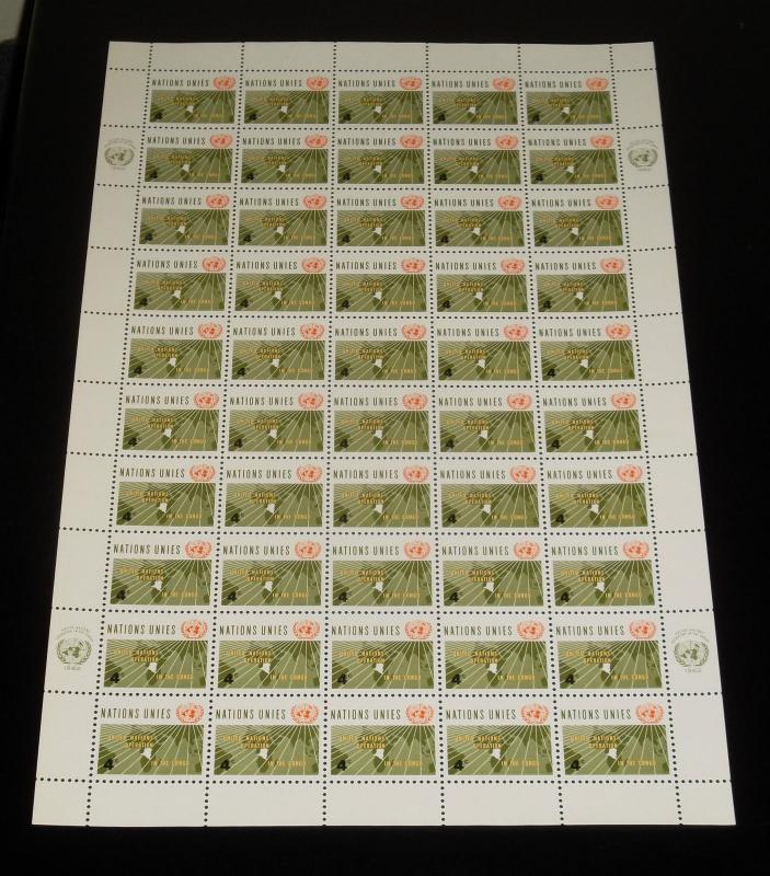 U.N.NEW YORK #110  1962, DEFINITIVE ISSUE  SHEET/50 , MNH, NICE! LQQK!