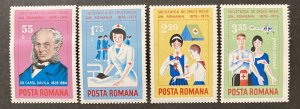 Romania 1976 #2617-9,c199, Red Cross, MNH(see note).