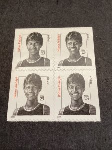 Scott#3436 - 23¢ - WILMA RUDOLPH - ATHLETE - Booklet Block Of 4- MNH-2004-US