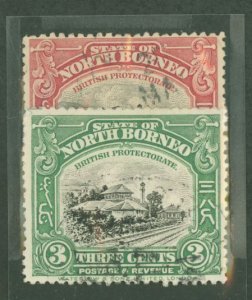 North Borneo #138-9v