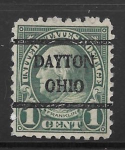 #581 Used Single PRECANCEL AS SHOWN